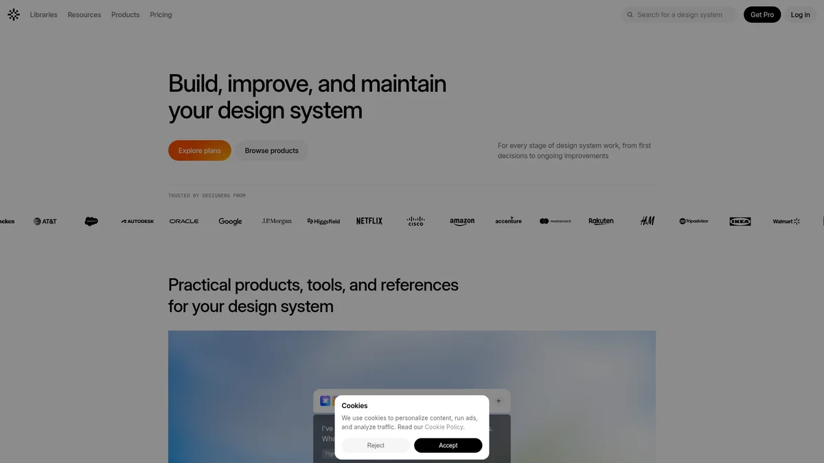 Preview of Design Systems Surf