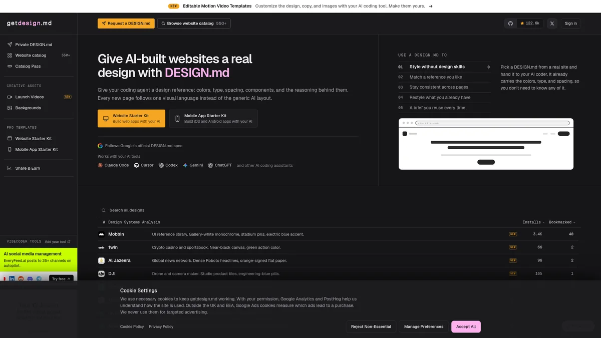 Preview of getdesign.md