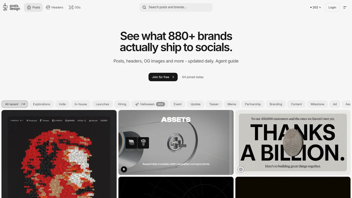 Preview of posts.design