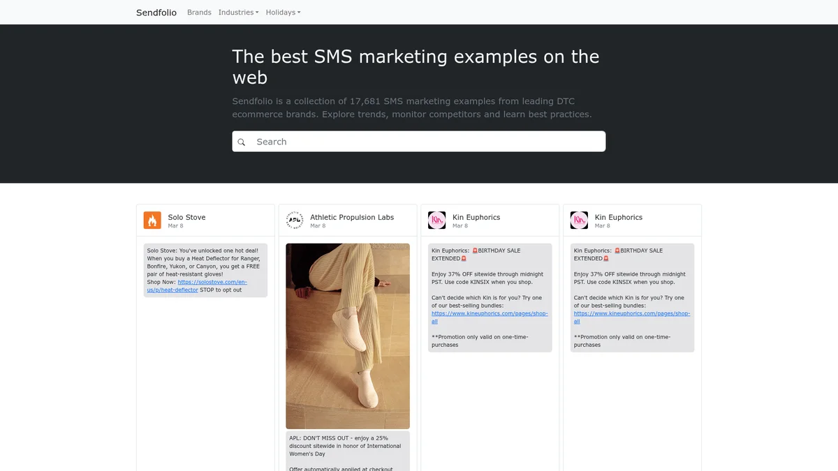 Preview of Sendfolio