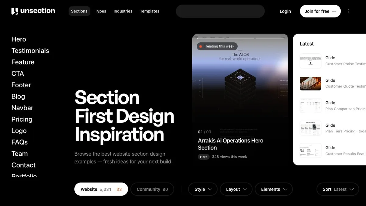 Preview of Unsection